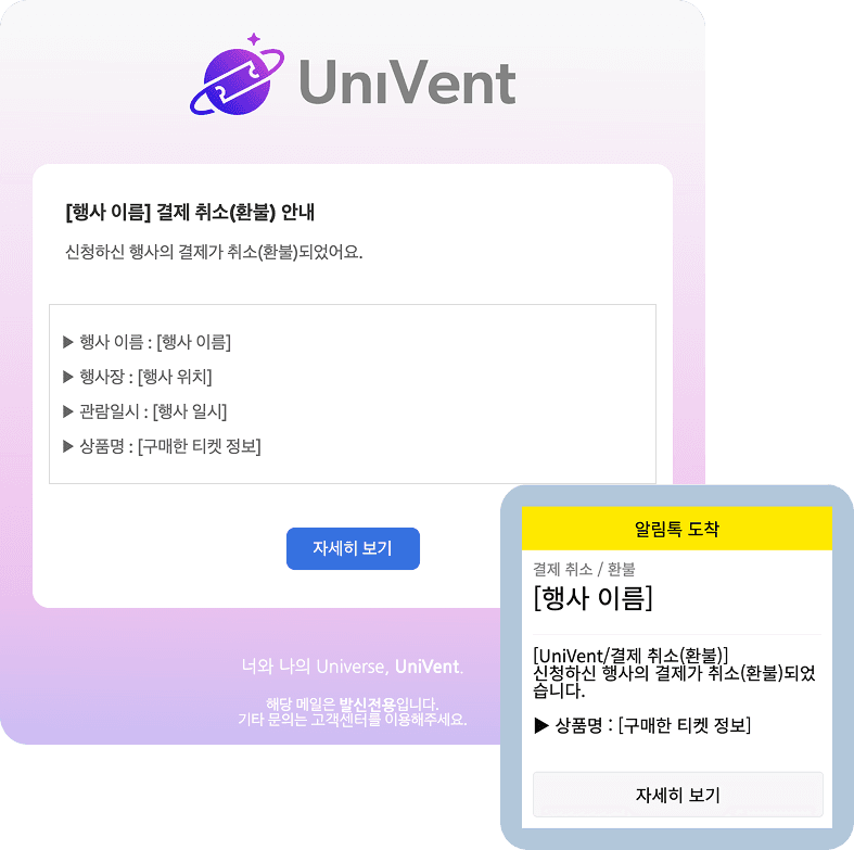 결제 취소 예시